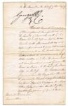 King George IV Document Signed as Prince Regent