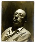 Igor Stravinsky Signed 8 x 10 Photo