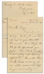 19th Century Author Edward Everett Hale Autograph Letter Signed -- "…I am only just back from Washington…"