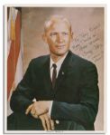Buzz Aldrin 8 x 10 Signed Photo -- Early, Boyish Portrait of the Astronaut