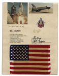 Space-Flown U.S. Flag -- Orbited Earth on the Space Shuttles First Ever Flight