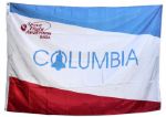 Large Commemorative Columbia Space Shuttle Flag -- Fine