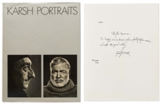 Yousuf Karsh Signed First Edition of Karsh Portraits -- Includes the Iconic Images of Winston Churchill and Albert Einstein