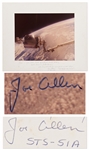 Astronaut Joe Allen Signed Space Walk Photo -- Measures 20 x 16 with Additional Signed Mat