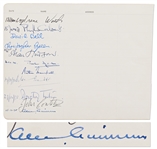 Signature of Alec Guinness from 1975 -- With PSA/DNA COA