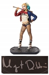 Margot Robbie Signed Statue of Harley Quinn from Suicide Squad