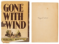Margaret Mitchell Signed First Edition, First Printing of Gone With the Wind -- Housed in Rare First Printing Dust Jacket