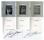Ansel Adams Signed Set of "The New Ansel Adams Photography Series" -- Complete Three-Volume Set, Each Signed by Adams