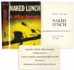 William Burroughs Naked Lunch First U.S. Printing -- With First State Dustjacket