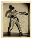 Boxing HOFer Max Baer Signed 8 x 10 Photo