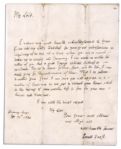 Jonathan Swift Autograph Letter Signed -- ...I can make no wishes for either of you, but a good Voyage without sickness or accidents... -- Shortly After He Penned His Own Obituary