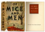 First Edition, First Printing of John Steinbecks Classic Novella Of Mice And Men -- With Unclipped Dustjacket