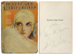 Rare Marilyn Monroe Signed Gentlemen Prefer Blondes -- The Novel That Inspired Her Most Iconic Role