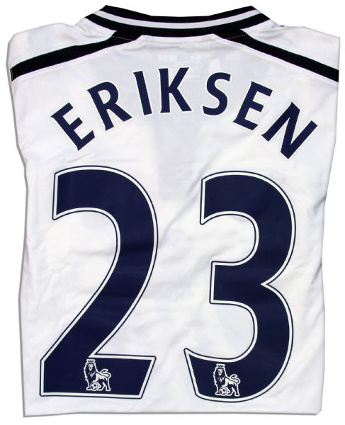Christian Eriksen Match Worn Football Shirt Signed