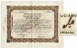 Rare Che Guevara 1.5 Million Bond Signed as President of The National Bank of Cuba in 1960