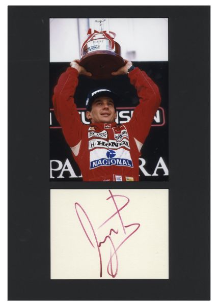 Ayrton Senna Signature & Photo
