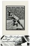 Olympic Track & Field Hero Jesse Owens 8 x 10 Photo Signed