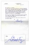 German Admiral Karl Donitz Typed Letter Signed -- Hitlers Successor