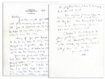 Eisenhower WWII Autograph Letter Signed to Mamie -- ...Your mention of women flying over here is news to me. I dont know who they are!...