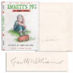 Garth Williams Hand-Drawing for the Cover Art of Emmetts Pig -- Signed by Williams on Verso