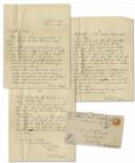 Rene Gagnon Autograph Letter Signed 4 Times -- Less Than 3 Months Before Iwo Jima -- ...in this Island Paradise if it doesnt rain, its so windy you wish the heck it was raining...