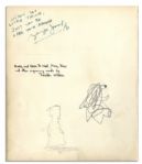 Thornton Wilder & George Jessel Signed Inscriptions to the Daughter of Helen Hayes -- Listen you little thing, Just you be like your Mamma...