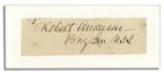 Civil War General & Fort Sumter Hero Robert Andersons Signature