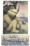 Maurice Sendak Where The Wild Things Are Signed Page