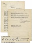 1942 Letter Detailing the Torpedo Damage on the U.S.S. California During the Attack on Pearl Harbor
