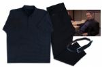 James Spader Screen-Worn Wardrobe From The Office -- Ermenegildo Zegna Polo Shirt, Pants & Belt -- With a COA From NBC Universal