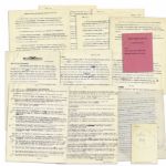 Richard Nixon Archive of Typed Letters Signed By His Biographer, Earl Mazo -- In Preparation for His 1959 Book, Richard Nixon: A Political and Personal Portrait