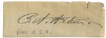 Chester A. Arthur Signature