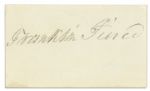 Franklin Pierce Signature
