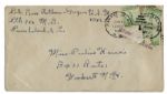 Rene Gagnon Signed Envelope From 1943 While a WWII Marine