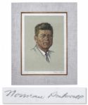 John F. Kennedy Portrait, Signed by the Artist Norman Rockwell -- One of Only 25 Artist Proofs