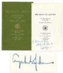 Lyndon B. Johnson Signed Copy of His Civil Rights Speeches in 1965 -- The Road to Justice -- Rare Signed Volume by LBJ