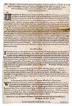 Charles I English Civil War Broadside -- ...Whereas the King, seduced by wicked councell, doth make war against his Parliament and people... -- 1642