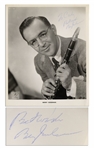 King of Swing Benny Goodman 8 x 10 Glossy Signed Photo
