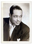 Jazz Great 5 x 7 Duke Ellington Signed Photo