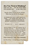 Scarce Flyer Issued by the Black Opposition to the Montgomery Bus Boycott -- ...There isnt a chance in the world of breaking segregation in Montgomery...