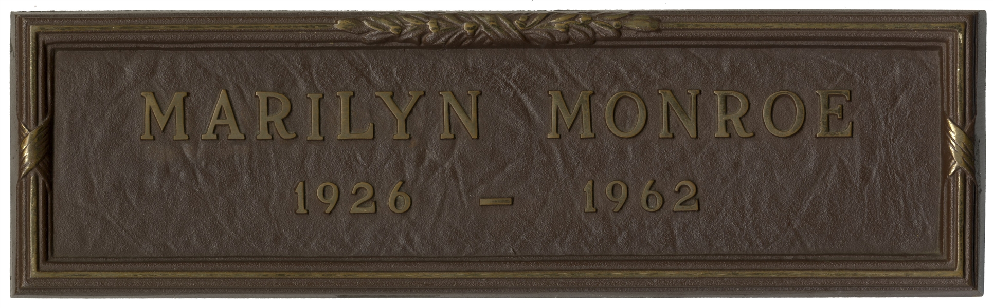 Marilyn Monroe's Grave Marker