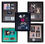 Lot of RIAA Awards Given to Music Manager Ken Kragen Including Charity Album We Are the World by U.S.A. for Africa -- Lot Also Includes Trisha Yearwood & Travis Tritt