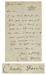 Charles Darwin Autograph Letter Signed -- Darwin Finally Receives Acclaim for His Works, ...in the most generous spirit & is highly honourable to me...