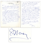Mary Astor Autograph Letter Signed -- ...an audience spots a phony a mile off...people ask you to read their manuscripts...just for an opinion - well I read them, and mostly they are junk...