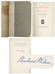 Woodrow Wilson Signed History of the American People -- Limited Edition for Princeton Alumni