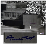 Willie Mays Signed Photo Measuring 20 x 16 -- With PSA/DNA COA