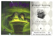 Harry Potter and the Half-Blood Prince -- First American Edition, First Printing