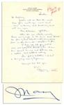 Mary Astor Autograph Letter Signed -- ...Im full of sedation. I had a king size can of hysterics...
