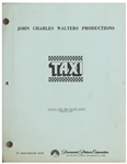 "Taxi" Script -- From the Estate of Sam Simon, Co-Creator of "The Simpsons" & Writer on "Taxi"