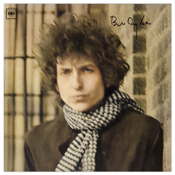 Bob Dylan Signed Double Album ''Blonde on Blonde'' -- With COAs From Jeff Rosen and Roger Epperson